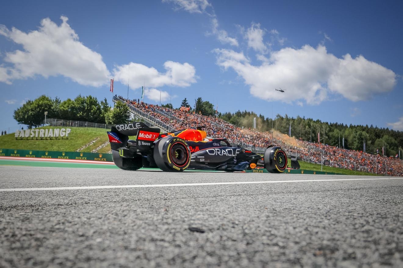 De F1 sprint race op race zaterdag op de Red Bull Ring.